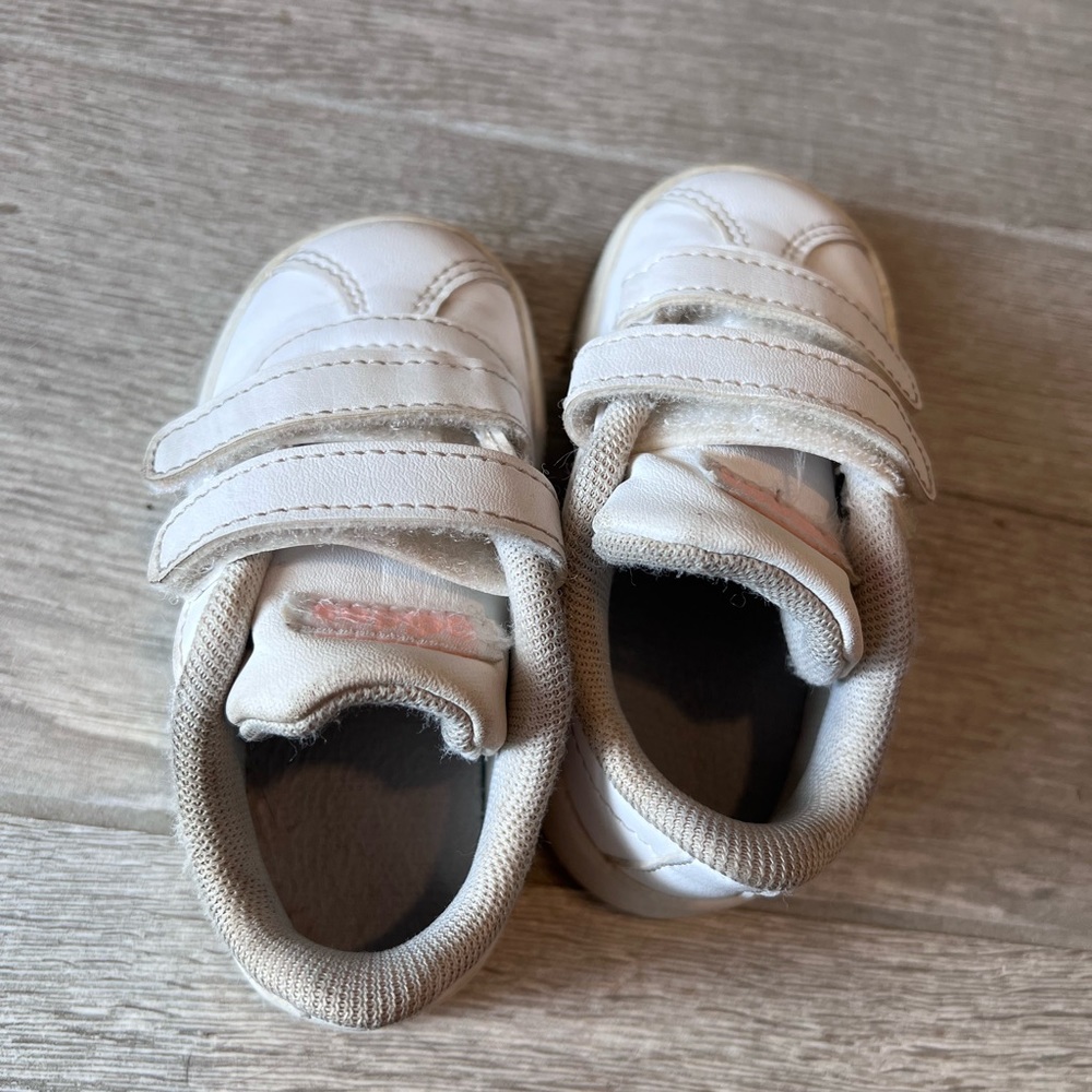Adidas Toddler Stripe Velcro Shoe 5c - Picture 4 of 5